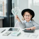little-accountant-with-toothy-smile-counting-your-salary-while-holding-bunch-dollar-banknotes-desk